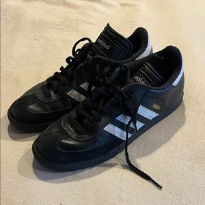 Adidas Samba Black Sneakers with White Stripes